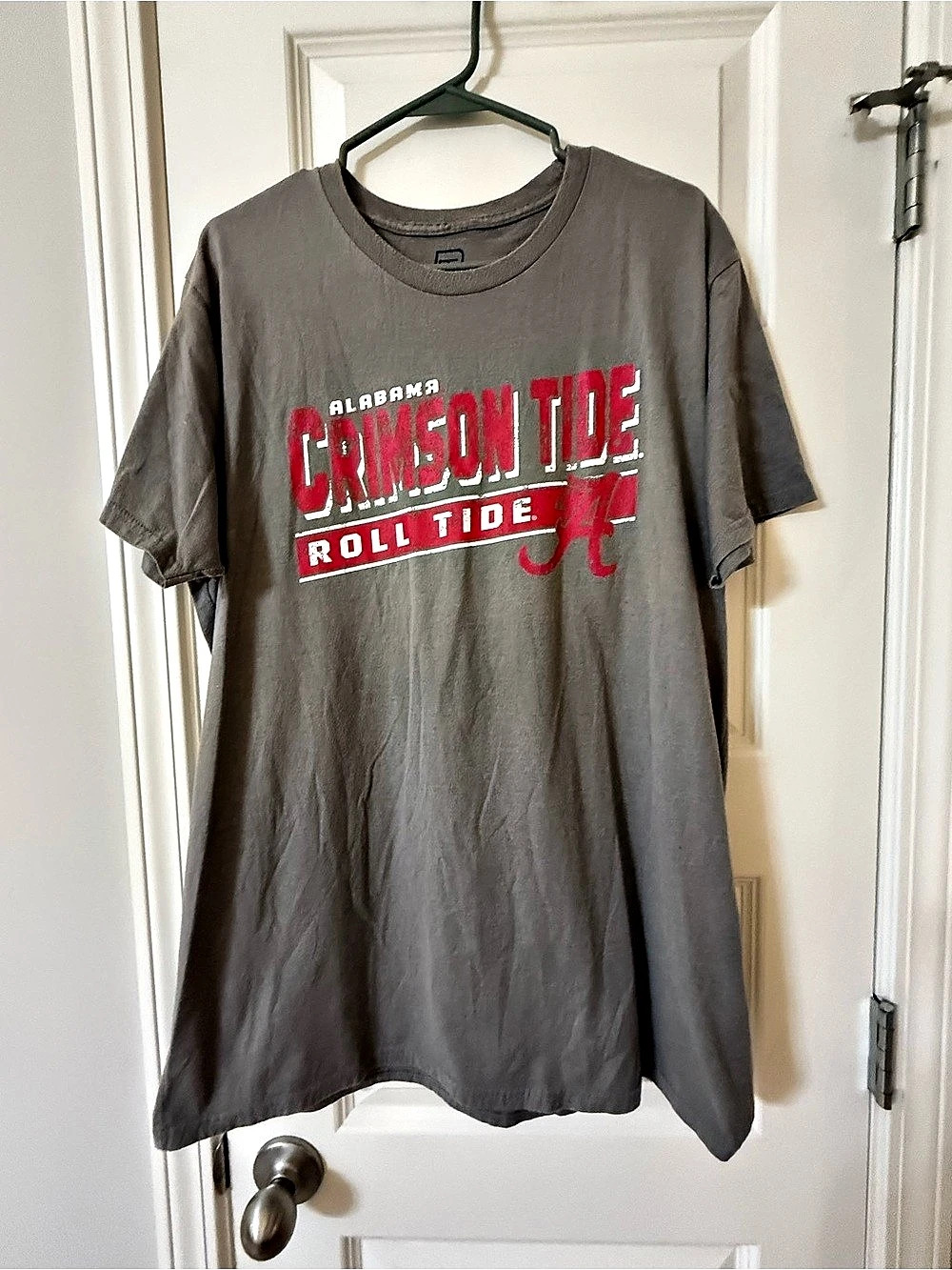 ProEdge Men's Crimson Tide Graphic Tee XL Gray Red Alabama Roll Tide10